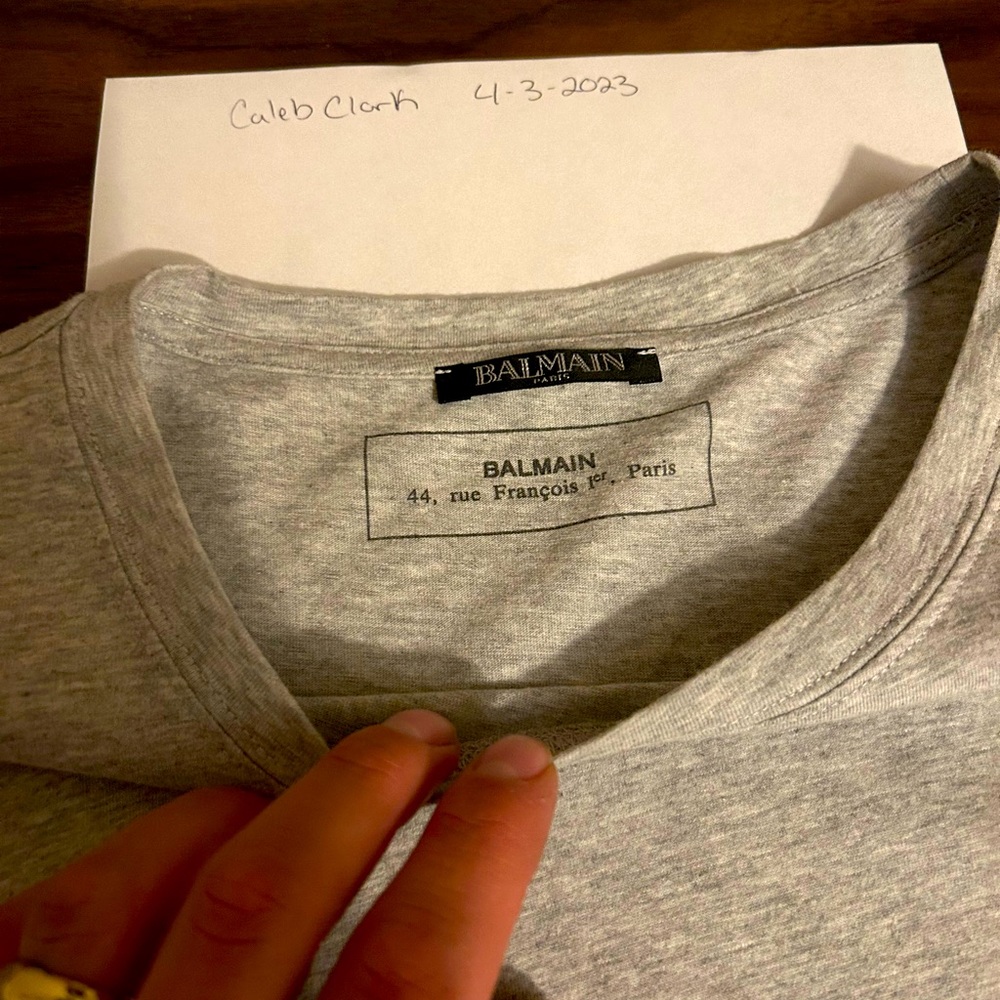 Balmain XL T-Shirt. Retail- $330